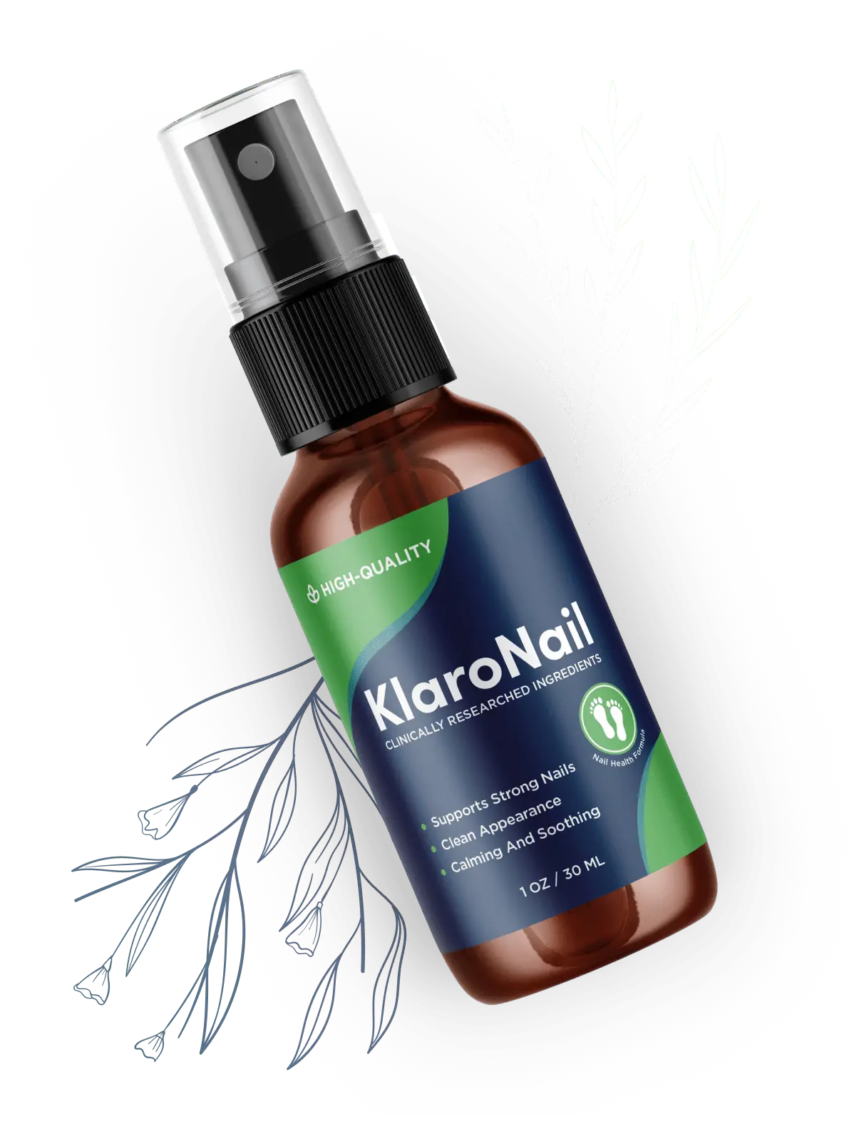 KlaroNail nail and skin spray bottle
